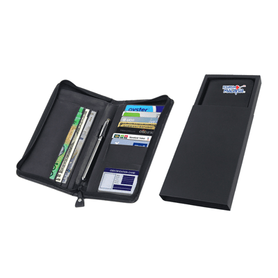 Deluxe PU Leather Travel Organizer