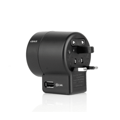 Travel Adapter with Smart IC (Twist)